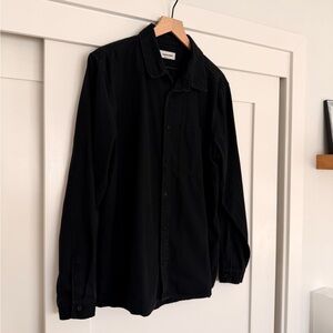 Common Market Button-Up Shirt Men’s Large Black